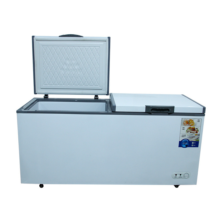 600L Factory Direct Horizontal Freezer Commercial Supermarket Chest Freezer