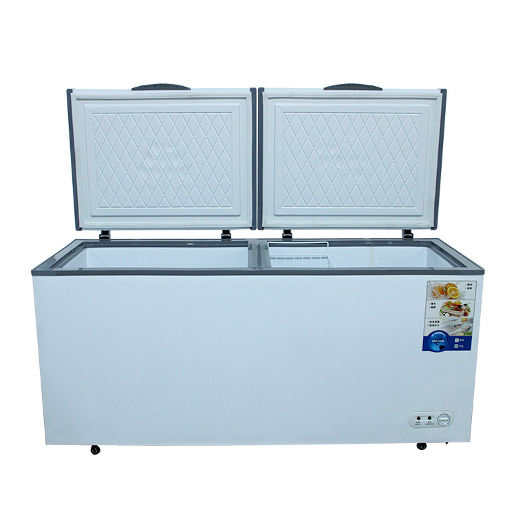 600L Factory Direct Horizontal Freezer Commercial Supermarket Chest Freezer