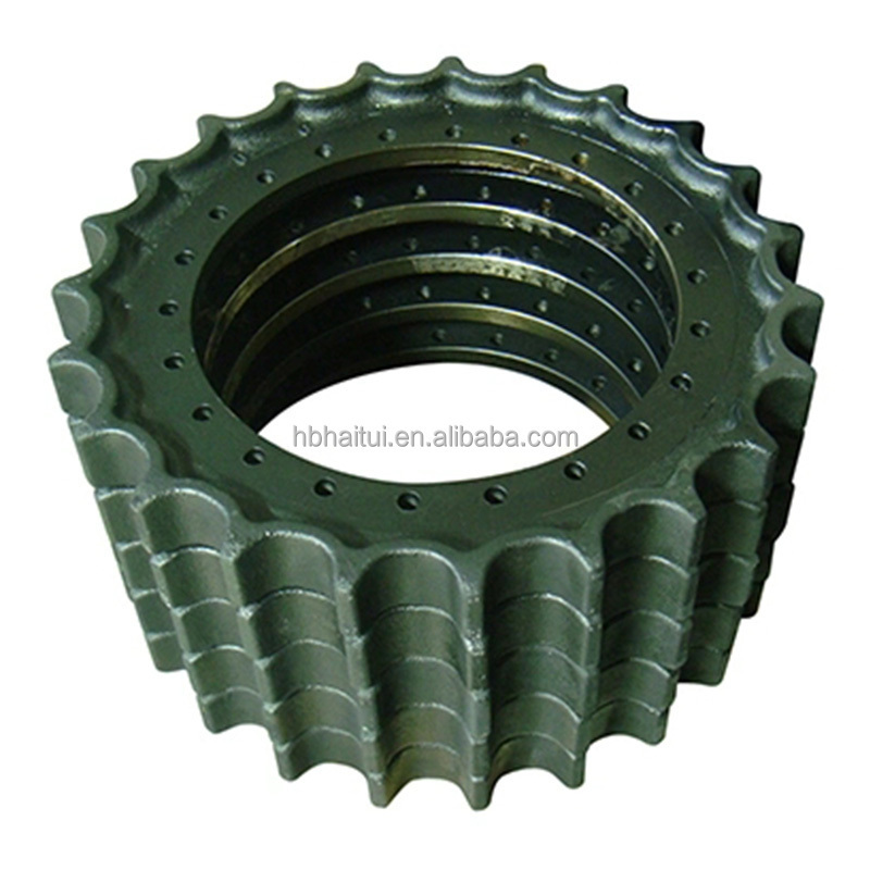 Cat320 E200b E70b Cat345 Excavator Undercarriage Sprockets Rim Sprocket and Chain For Caterpillar