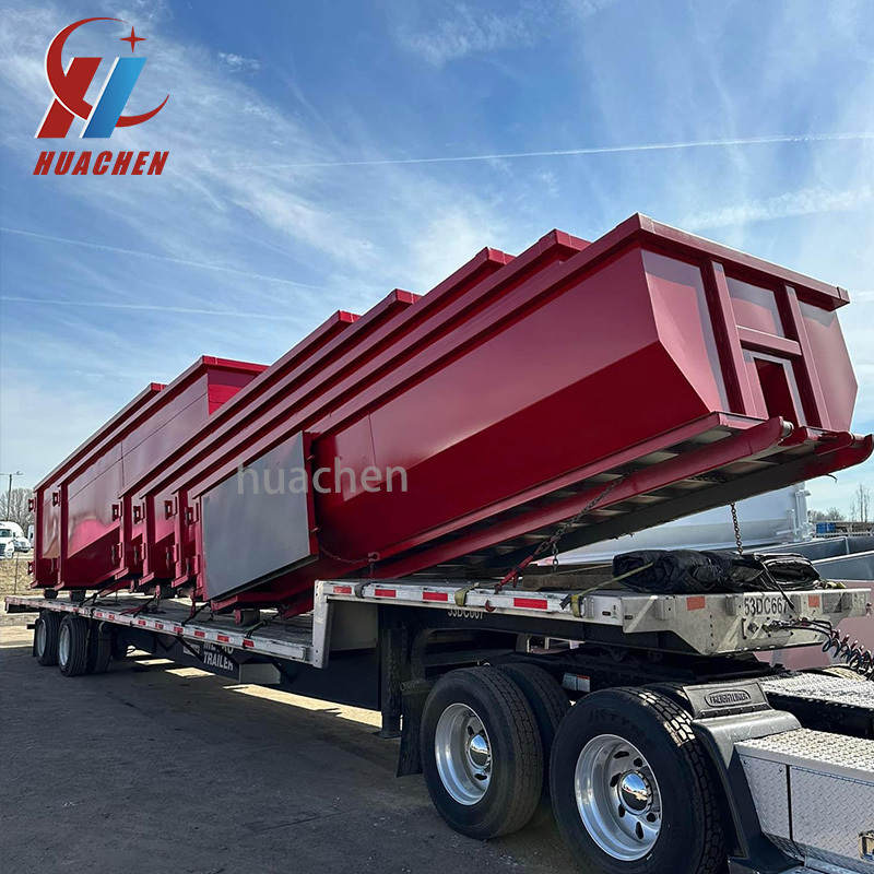 All Colours Recycling Dumpster Hook Lift Bin/Roll Of Dumpster Trailer