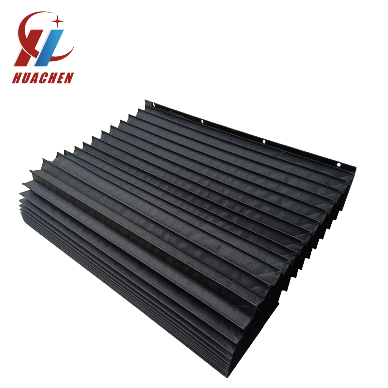 Cnc plastic accordion linear guide rail protection slideway cover bellows way cover