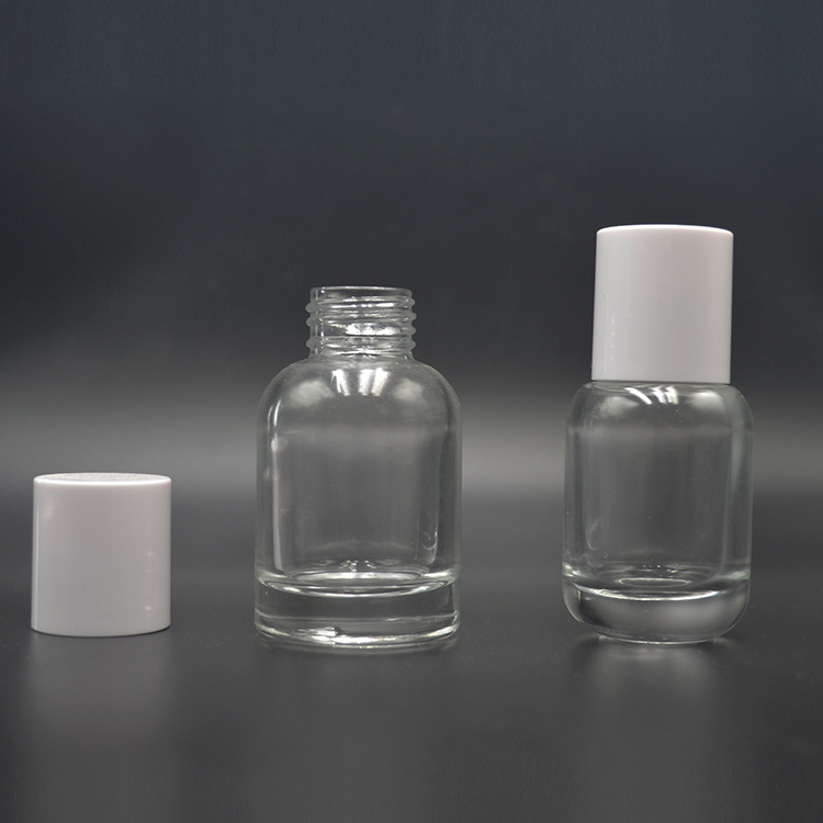 Wholesale Clear Glass round Bottle 30ml/40ml/50ml/100ml Toner Serum Container for Essential Cosmetic Oil for Skin Application