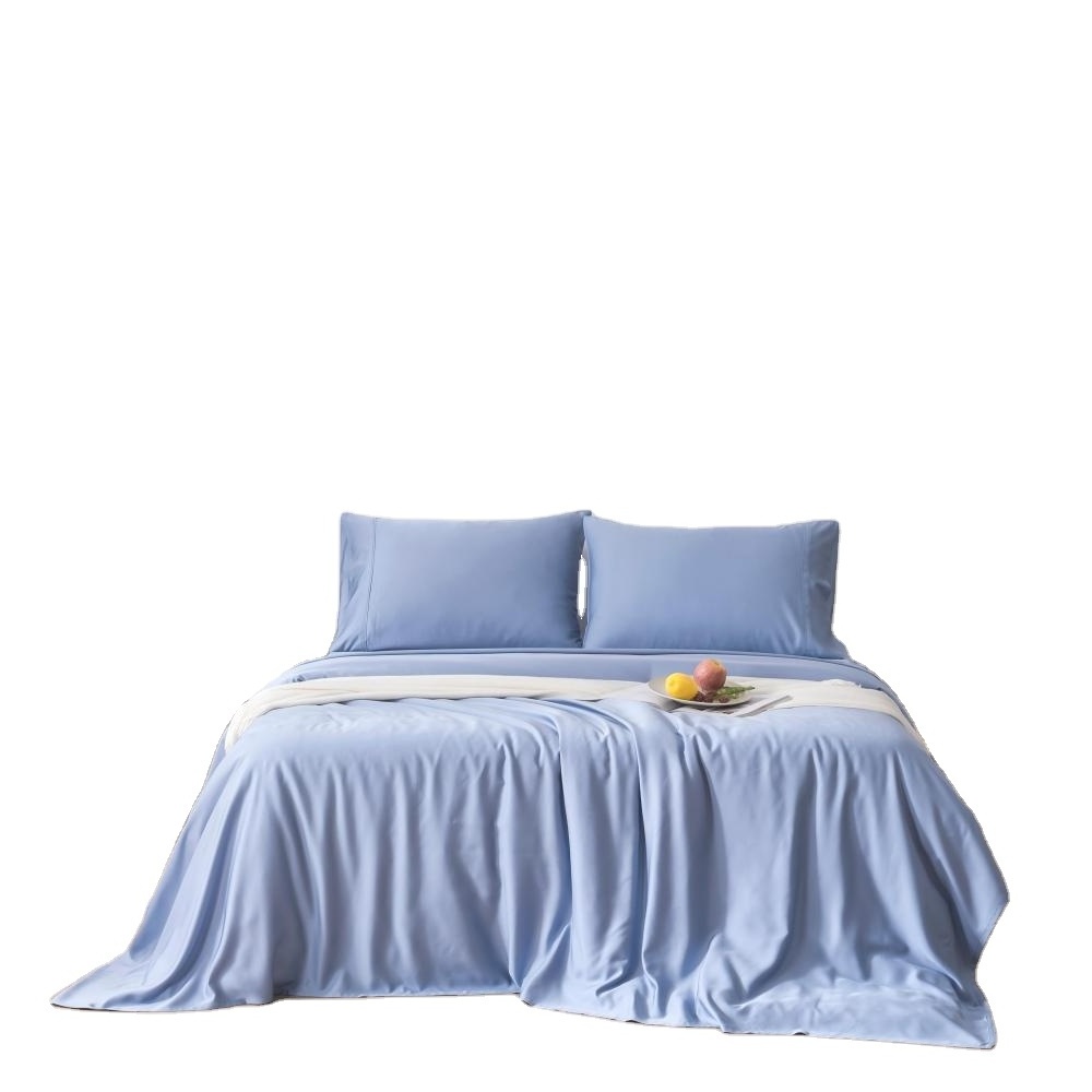 Lyocell Bedding Sheets Soft and Cool Bedding Sets 4 Pieces Luxury