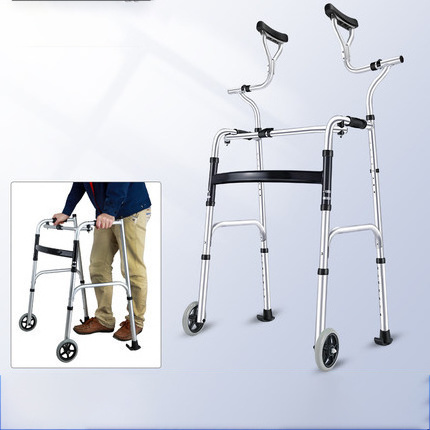 Hospital Rehab Walker Stand Frame Adults Walkers Manual Disability Equipment Walking Aids For The Elderly