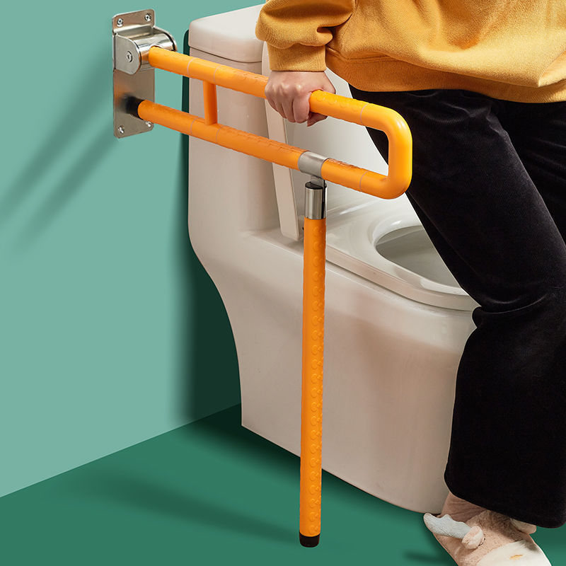 Bathroom Accessories Folding Disabled Stainless Steel Safety Armrest Handles Toilet Grab Bar For Elder