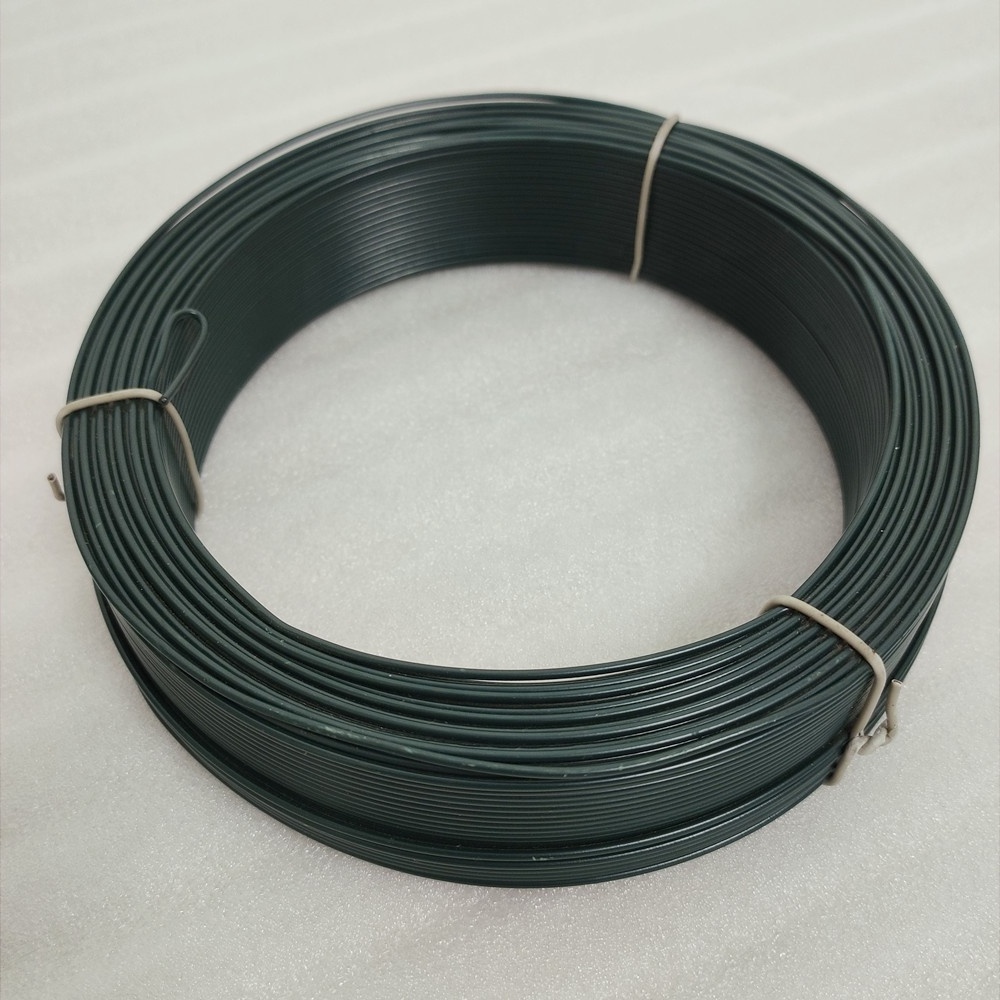 Green Plant Twist Tie Plastic Coated Soft Garden Metal Wire