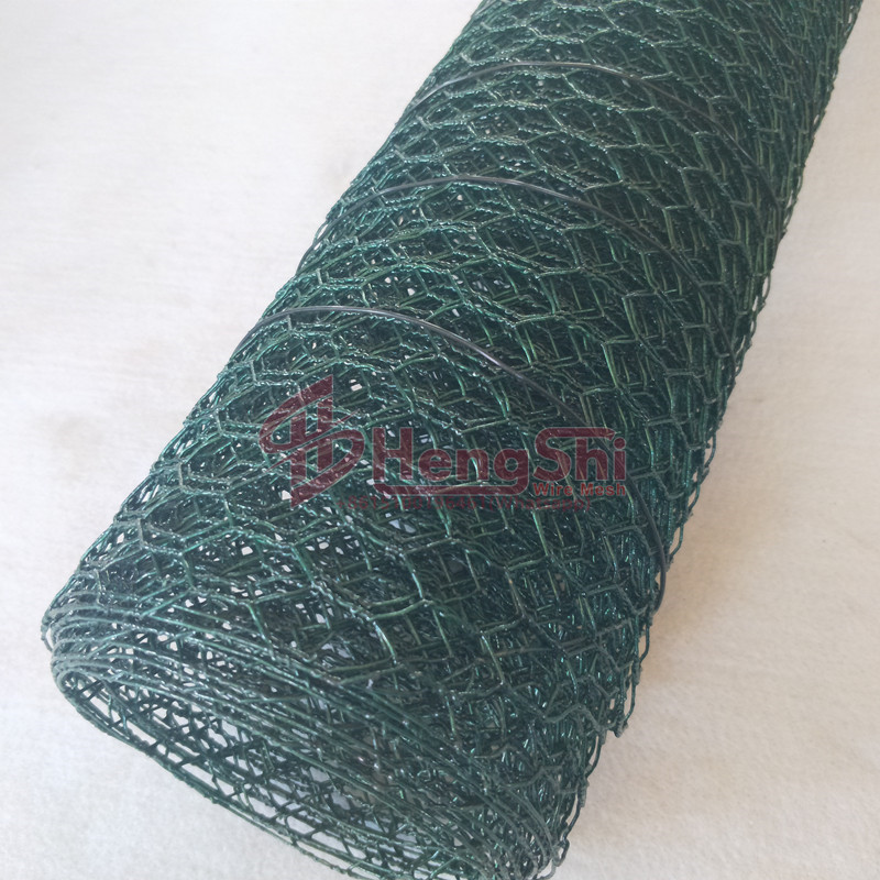 20 Gauge 24-in x 50-ft Silver Galvanized Steel Poultry Netting/PVC Coated Chicken Hex Wire Fence