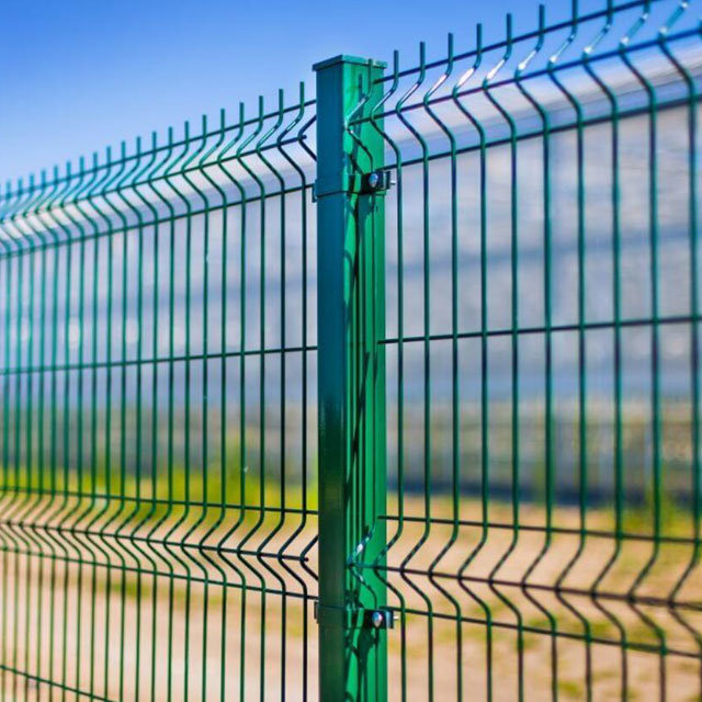 Wholesale galvanized 3d Curvy wire mesh fence cheap 3D mesh fence