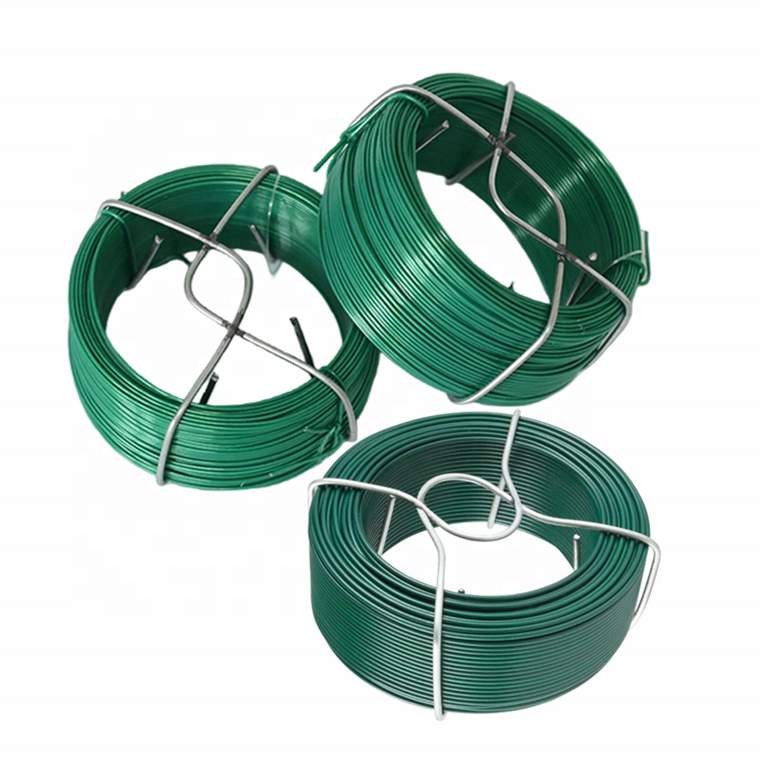 Green Plant Twist Tie Plastic Coated Soft Garden Metal Wire