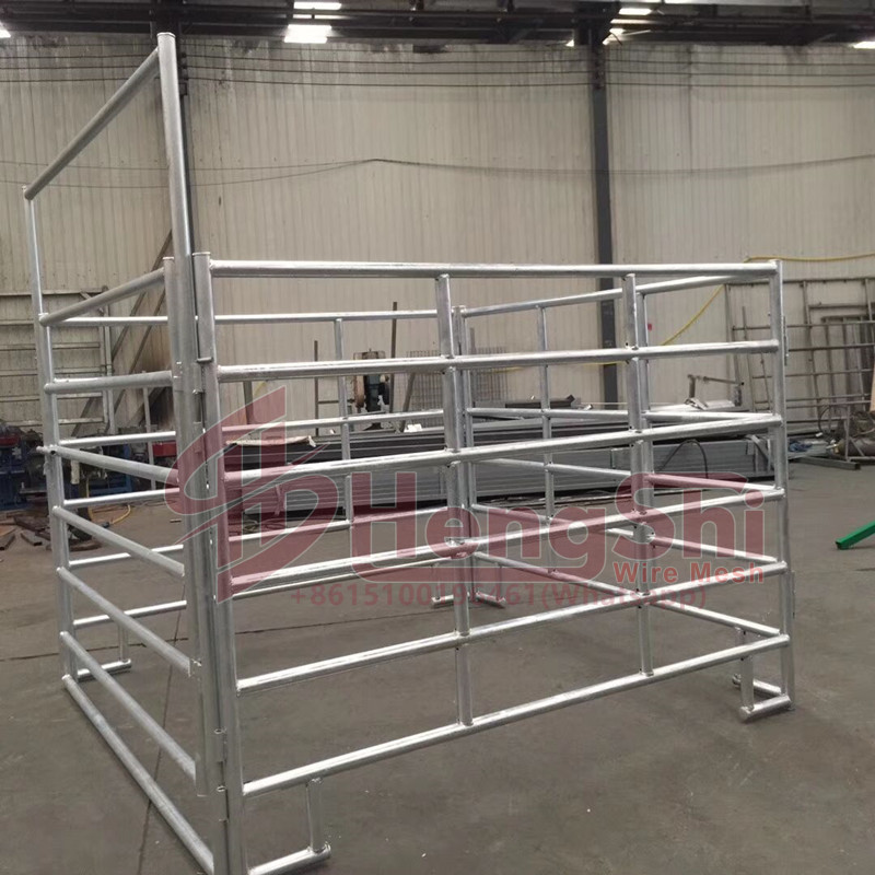 Galvanized 6ft 12ft heavy duty used Sheep Hurdle 6ft/Round pen panels Livestock Cattle Panels/Horse Corral panels