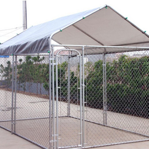 Easy install heavy duty outdoor steel mesh chain link extra large dog kennels runs