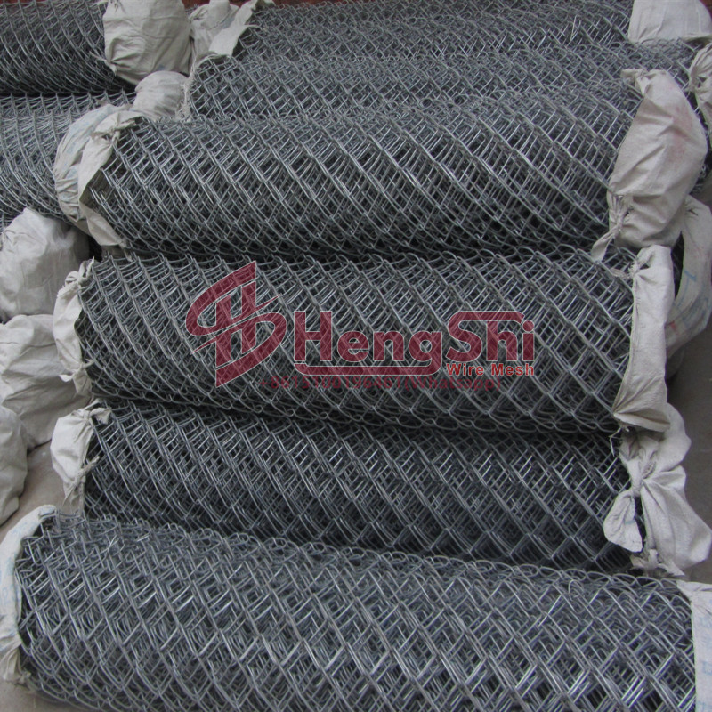 9 gauge steel wire 6ft x 50ft roll galvanised chain link fence