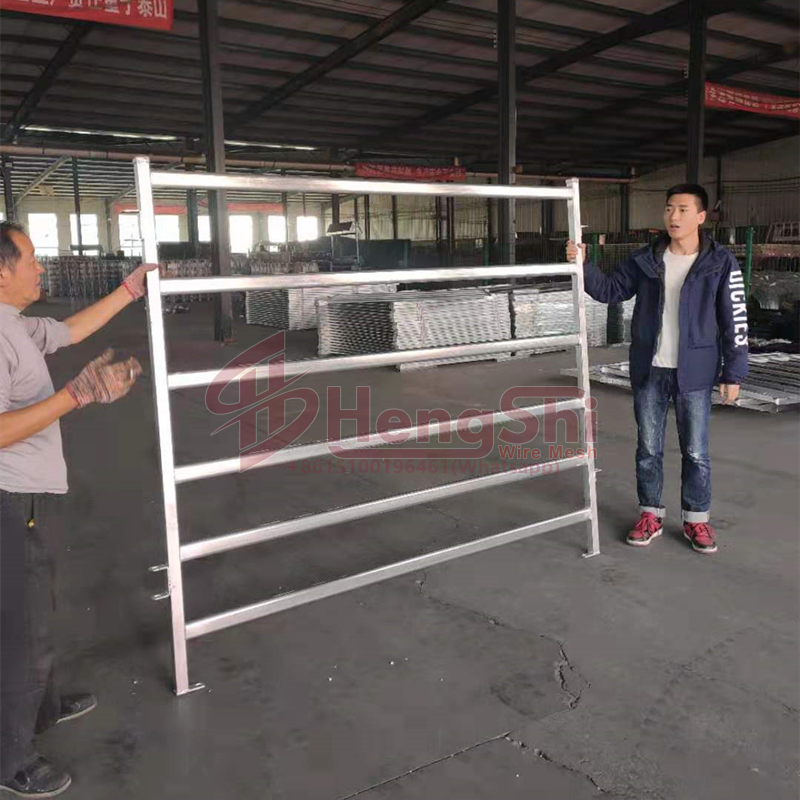 Galvanized 6ft 12ft heavy duty used Sheep Hurdle 6ft/Round pen panels Livestock Cattle Panels/Horse Corral panels