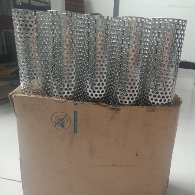 10mm Outside Diameter Stainless Steel Exhaust Perforated filter Tube/Pipe