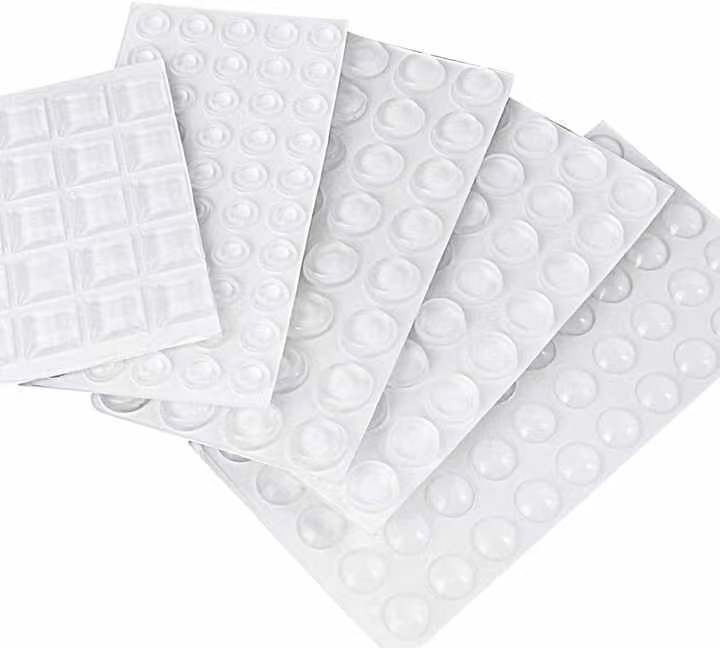 Hemisphere Bumper Non-skid Self Adhesive Sound Isolation Rubber Silicone Feet Vibration Absorption Pads For Furniture