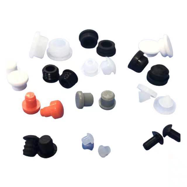 Oem Custom Plastic Pvc Transparent Flat Silicone Rubber Hole Stopper Cone Pipe Plugs Silicone Rubber Plug Stopper Sealing Parts