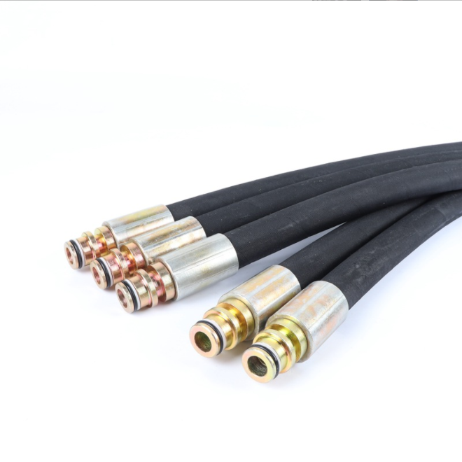 Top Factory Lifetime Guarantee Braid 2 Inch Oil Air Water Fire Hydraulic Rubber Hose Pipe 100 R1at Rubber Hydraulic Hose