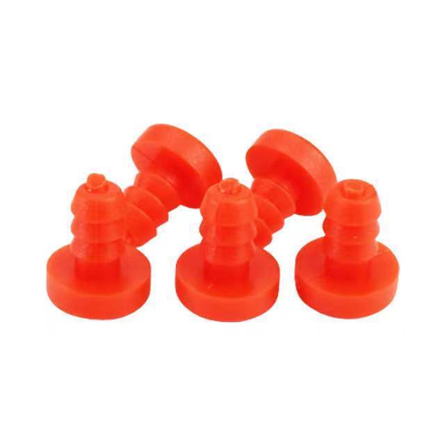 Oem Custom Plastic Pvc Transparent Flat Silicone Rubber Hole Stopper Cone Pipe Plugs Silicone Rubber Plug Stopper Sealing Parts