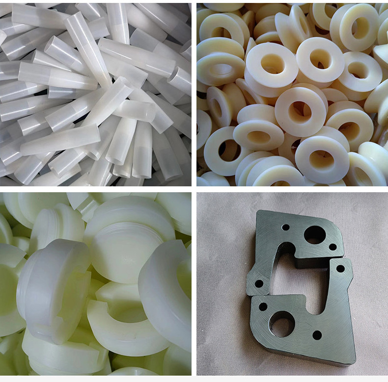 Plastic Ptfe Peek Shaft Nylon Delrin Fiberglass Cnc Bushing