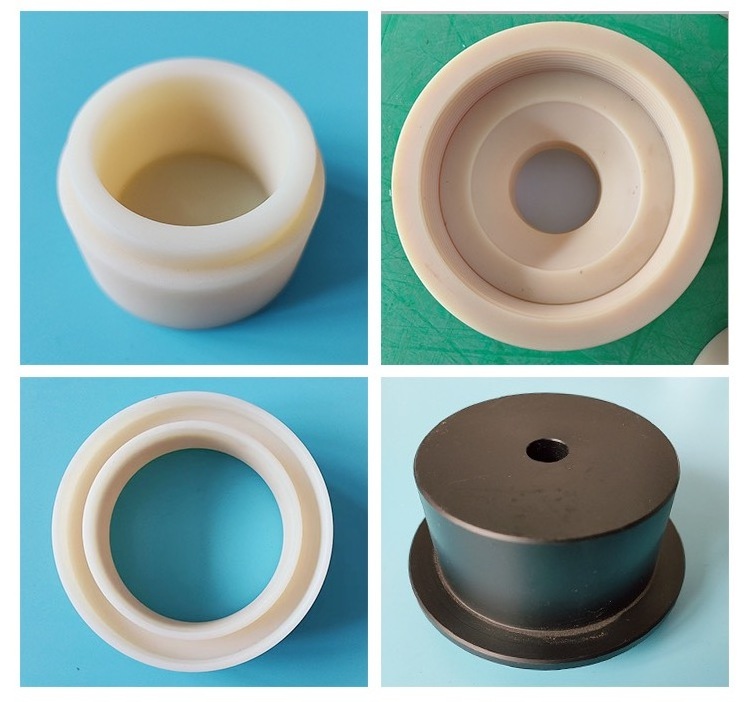 Plastic Ptfe Peek Shaft Nylon Delrin Fiberglass Cnc Bushing