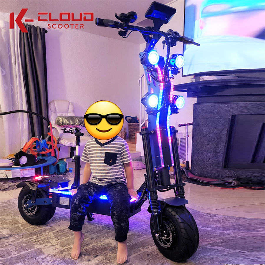 Custom Usa Eu Warehouse 72V 10000W 8000W 14 Inch Portable 2 Wheel Electric Scooter Adult Elektrische Step