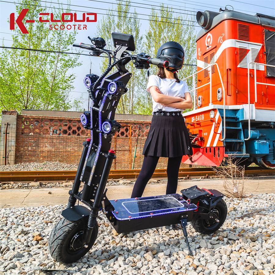 Custom Usa Eu Warehouse 72V 10000W 8000W 14 Inch Portable 2 Wheel Electric Scooter Adult Elektrische Step