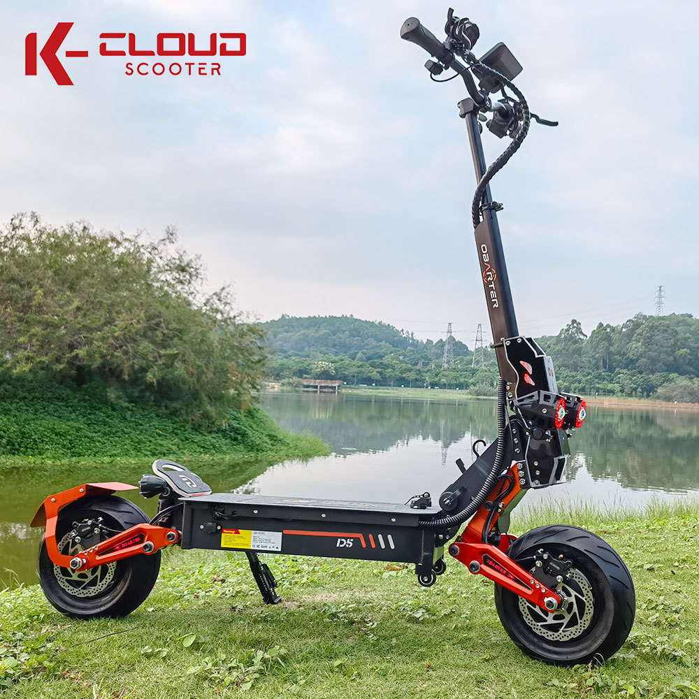 Wholesale 12 Inch Dual Motor Adult Electric Scooter With Seat Long Range 2 Wheel Foldable E scooter