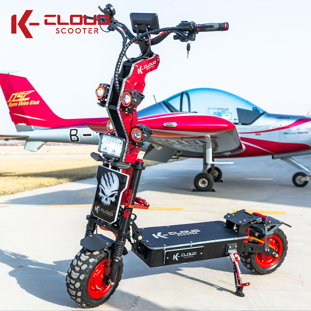 Original 8000W 10000W All Terrain Aluminum Alloy 72V 14 Inch Electric Scooter Patinete Electrico With Shock Absorber