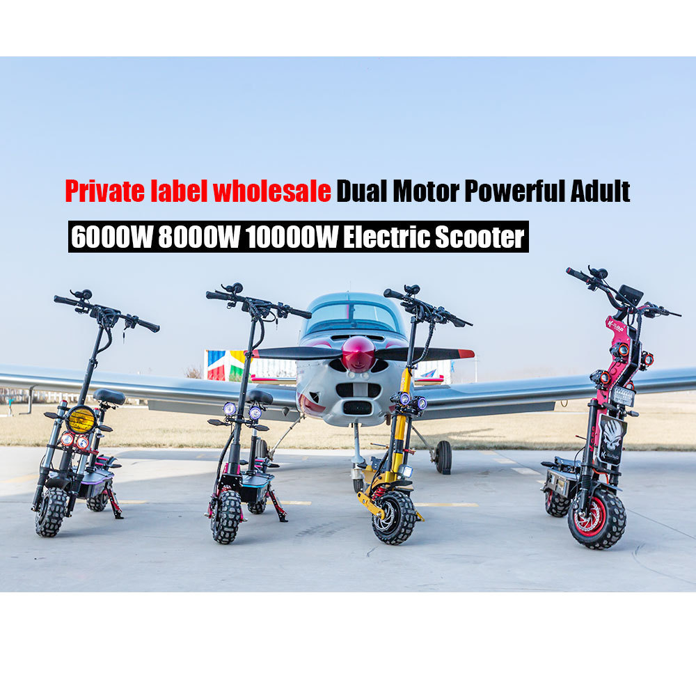 Original 8000W 10000W All Terrain Aluminum Alloy 72V 14 Inch Electric Scooter Patinete Electrico With Shock Absorber