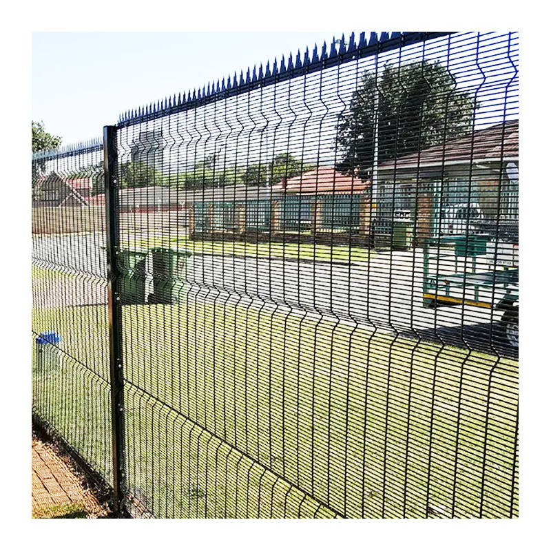 y post 358 mesh fence netting perimeter for parks hot galvanized 358 wire on top fence for prison