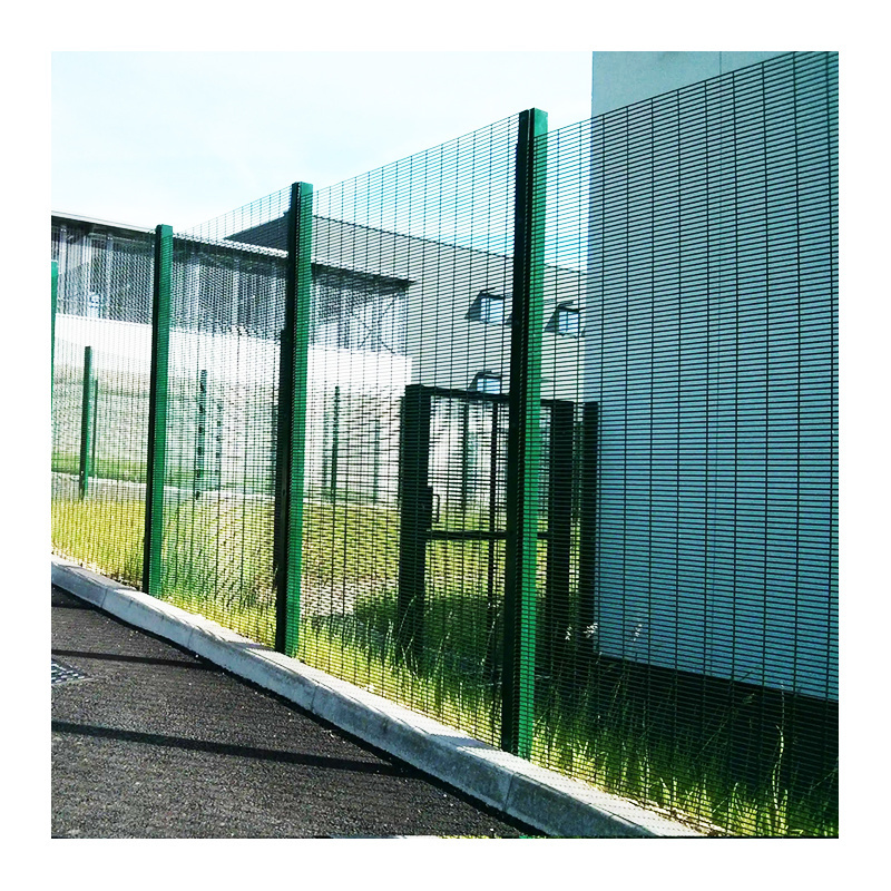 China Factory High Safety anti cut 358 Prison Mesh fence security Anti Climb Clearview Welded Fence