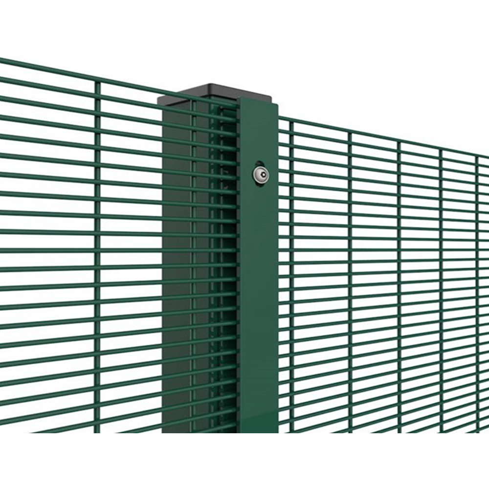 y post 358 mesh fence netting perimeter for parks hot galvanized 358 wire on top fence for prison