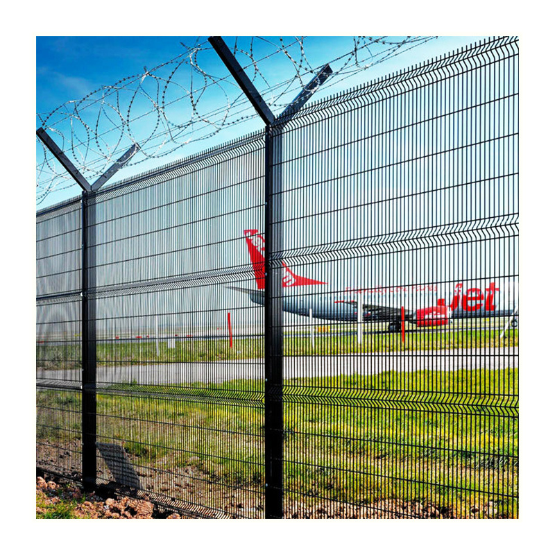 China Factory High Safety anti cut 358 Prison Mesh fence security Anti Climb Clearview Welded Fence