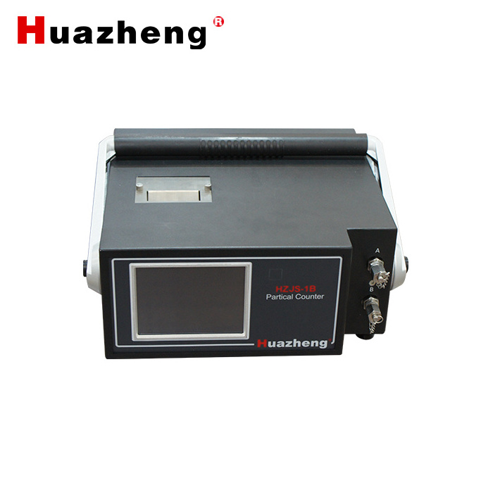 HZJS-1B ISO 4406 Nas1638 Standard Automatic Portable Liquid Particle Counter for Detecting Practice in Oil