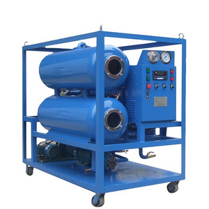 HZTY-Series Manufacturer Price Vacuum Separation Coalescing separation Oil Recycling Machine for Turbine Oil Filtration