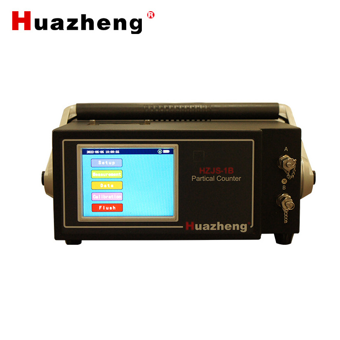 HZJS-1B ISO 4406 Nas1638 Standard Automatic Portable Liquid Particle Counter for Detecting Practice in Oil