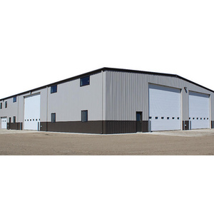 Prefabricated Long Span Steel Structure Outdoor Warehouse Metal Building Church Building