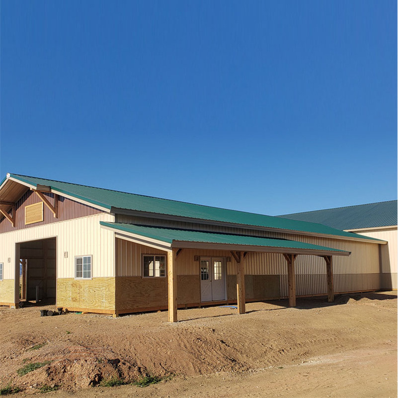 Steel Warehouse Building Sports Hall Inside Riding Steel Structure Prefabricated Horse Barn