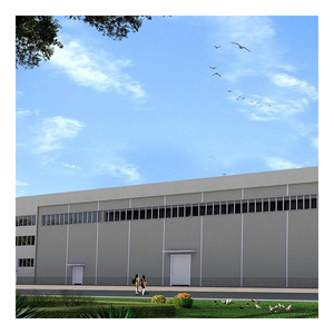 Construction sturdy and durable space frame steel structure/steel workshop building