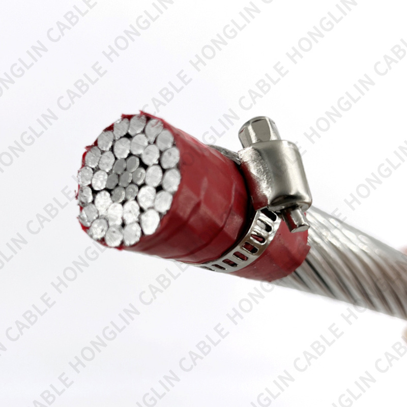 Aluminum Stranded Bare Conductor ACSR AACSR Pure power overhead copper bare Aluminum Conductor cable electric wire