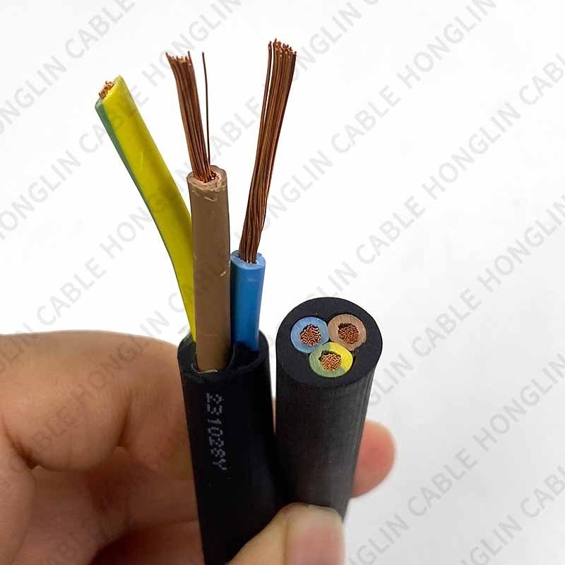 resistant solid copper rubber cable silicone wire 3 4 5 6 8 Gauge Core Silicone Rubber Power Cable