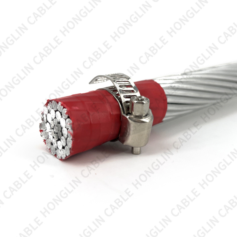 Aluminum Stranded Bare Conductor ACSR AACSR Pure power overhead copper bare Aluminum Conductor cable electric wire