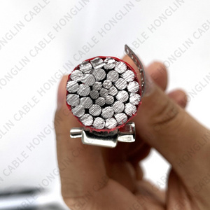 Aluminum Stranded Bare Conductor ACSR AACSR Pure power overhead copper bare Aluminum Conductor cable electric wire