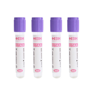 Medical Grade EDTA Vacuum Blood Collection Tube High Quality K3 Blood Sample EDTA Tube