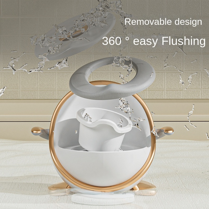 2024 Fashion Detachable Kid's Seat Toilet Easy to Clean with Light for Baby Toilet Training