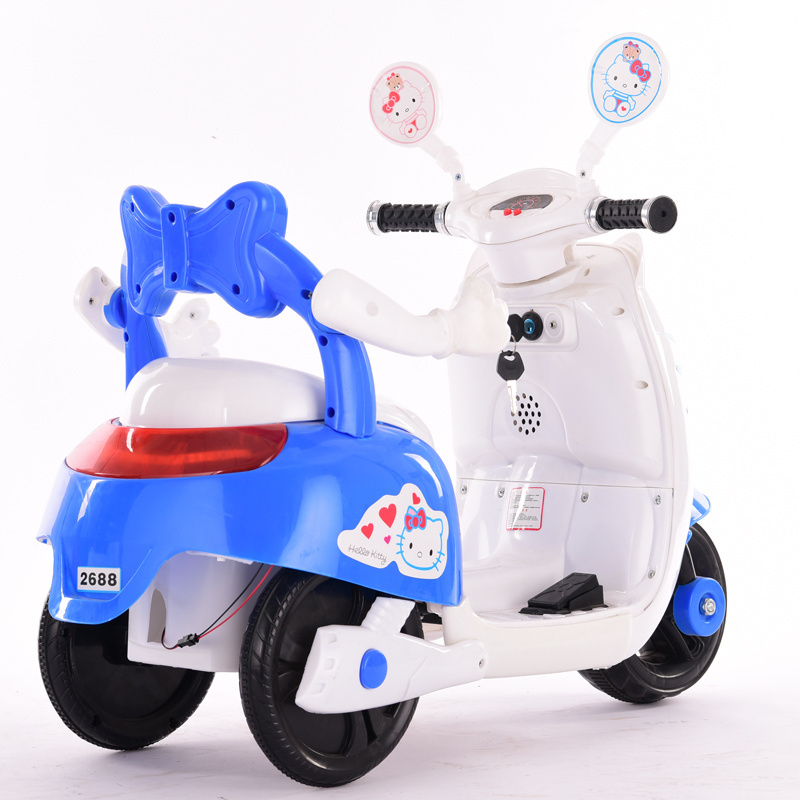 Supply Baby Ride on Car Toy Electric Motorcycle 3 Wheels Plastic 2023 China PVC Battery Power Kids for Children Unisex Red 380