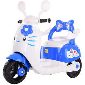 Supply Baby Ride on Car Toy Electric Motorcycle 3 Wheels Plastic 2023 China PVC Battery Power Kids for Children Unisex Red 380