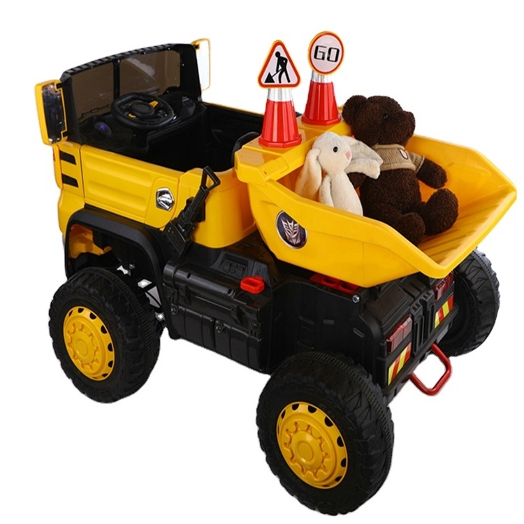 yellow color kids toys tractors car battery operated ride on cars children's Big battery electric car