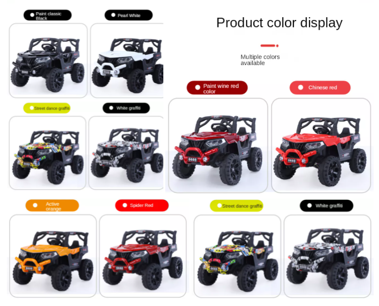 Made in China battery operated 12V kids electric ride on car price Power Wheel UTV 2 seater kids cars