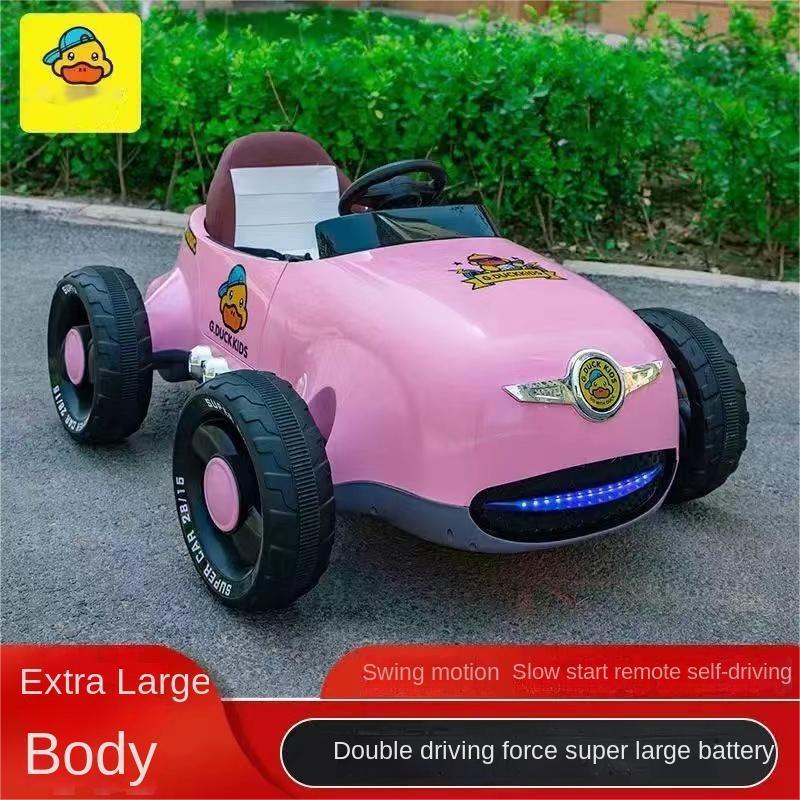 Children's electric car  four-wheel  two wheel drive  remote control battery  children's car, gift buggy